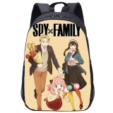 Anime Spy x Family Trendy 3-D Print Students Unisex Backpack Casual Travel Bag