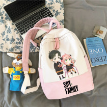 Anime Spy x Family Fashion Cute Pink Students Popular Backpack Casual Day Bag Travel Bag