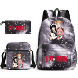 2022 Anime Spy x Family Students Casual Comfort Backpack With Messenger Bag and Stationery Bag Set