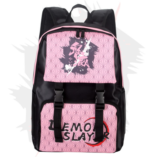 Demon Slayer Kids Youth Backpack Big Capacity Bookbag Trendy School Backpack Waterpfoof