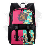 Demon Slayer Kids Youth Backpack Big Capacity Bookbag Trendy School Backpack Waterpfoof