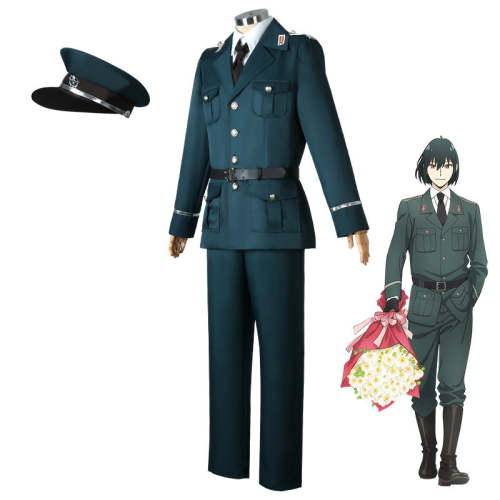 Anime Spy X Family Yuri Briar Cosplay Costume With Hat Halloween Uniform Suit Set