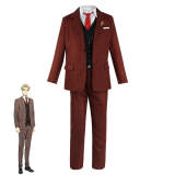 Anime Spy X Family Twilight Loid Forger Cosplay Costume Suit Brown Version Costume