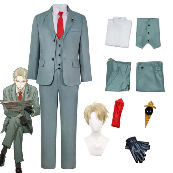 Anime Spy x Family Loid Forger Twilight Cosplay Costume With Wigs Whole Set Halloween Cosplay Set