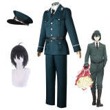 Anime Spy X Family Costume Yuri Briar Cosplay Costume Uniform With Wigs and Hat Halloween Costume Full Set