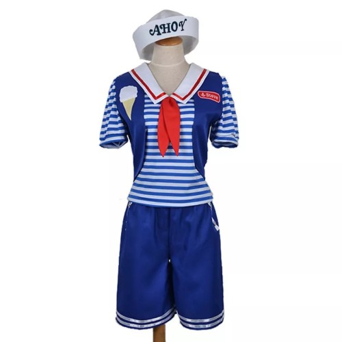 Stranger Things 3 Cosplay Costume Uniform Halloween Performance Party Cosplay Costume Outfit