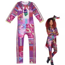 Descendants 3 Costume Jumpsuit Halloween Cosplay Costume Outfit For Kids