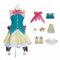 Vocaloid Hatsune Miku Kusanagi Nene Costume Dress Halloween Party Costume Outfit