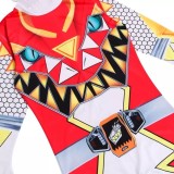 Mighty Morphin Power Rangers Cosplay Costume Zentai Halloween Cosplay Jumpsuit For Kids