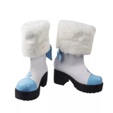 Vocaloid Shoes Snow Miku Cosplay Boots Halloween Party Cosplay Shoes