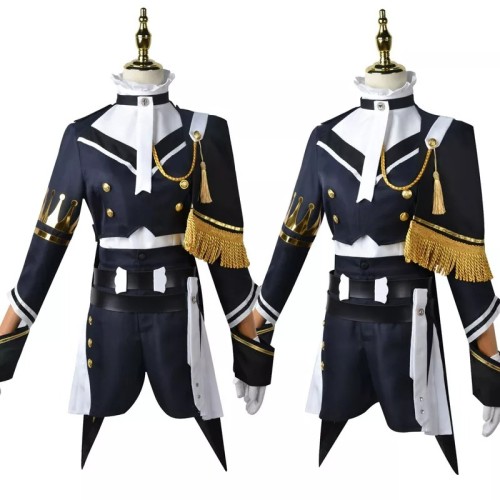 Vocaloid Cosplay Game Project Sekai Hatsune Miku Military Uniform Costume With Wigs Full Set Halloween Set
