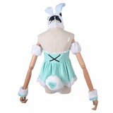 Vocaloid Hatsune Miku White Rabbit Pearl Cosplay Costume With Wigs Whole Set Halloween Cosplay Outfit