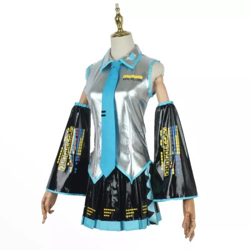 Vocaloid Hatsune Miku Costume Initial Cosplay Costume Set Halloween Cosplay Costume Outfit