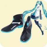 Vocaloid Hatsune Miku Boots Cosplay Shoes For Halloween Party