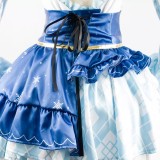 Halloween Vocaloid Hatsune Miku Snow Princess Cosplay Costume Dress With Wigs Set Cosplay Costume Set