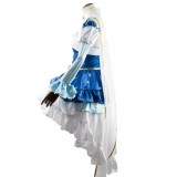 Vocaloid Hatsune Miku Snow Princess Costume Dress+Wigs+Princess Shoes Halloween Cosplay Costume Full Set