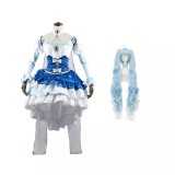 Halloween Vocaloid Hatsune Miku Snow Princess Cosplay Costume Dress With Wigs Set Cosplay Costume Set