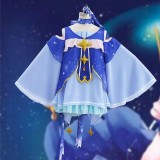 Vocaloid Snow Miku Cosplay Costume With Wigs and Shoes Full Set Halloween Cosplay Costume Set