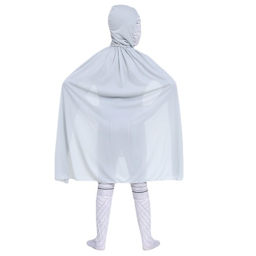 Moon Knight Costume Jumpsuit Halloween Performance Cosplay Costume Zentai For Kids