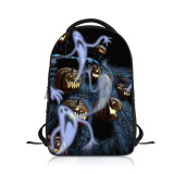 Kids Youth The Nightmare Before Christmas Backpack 3-D Trendy Print School Backpack Students Bookbag Casual Travel Bag