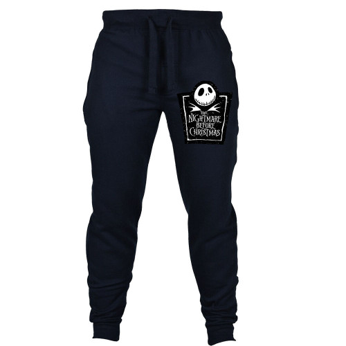 The Nightmare Before Christma Sweatpants Street Style Casual Jogger Pants Unisex Outfit