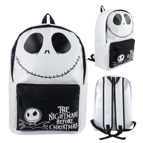 The Nightmare Before Christmas Fashion Print School Students Cool Backpack Casual Travel Backpack