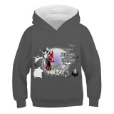 Kids Adults The Nightmare Before Christmas 3-D Fashion Print Hoodie Long Sleeves Hip Hop Sweatshirt