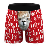 Christmas Underwear Fashion 3-D Print Comfort Breathable Mens Boxer Briefs
