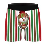 2022 Christmas Boxer Briefs The Grinch Funny Print Breathable Boxer Briefs For Male