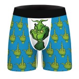 Christmas Boxer Briefs Cute Funny Print Mens Boxer Briefs Comfort Breathable Underwear