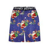 Christmas Underwear Fashion 3-D Funny Print Comfort Midway briefs Men's Breathable Underwear