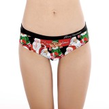 2022 Christmas Underwear 3-D Fashion Briefs Comfort Breathable Female Bikini