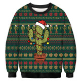 2022 Christmas Shirt Long Sleeve Casual Round Neck Unisex Xmas Sweatshirt