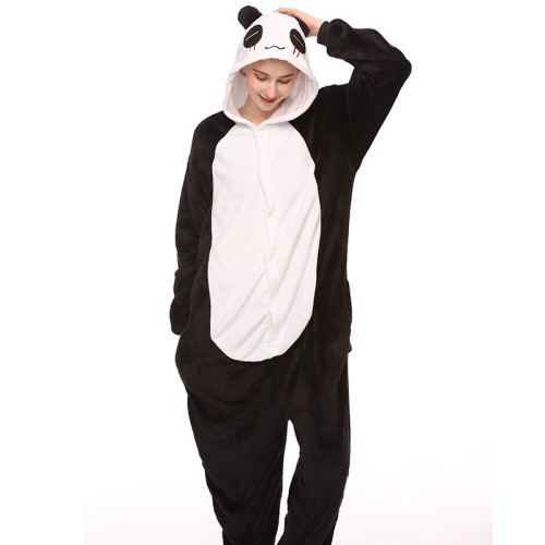 Kigurumi Animal Onesies Fashion Fall and Winter Panda Hoodie Pajamas