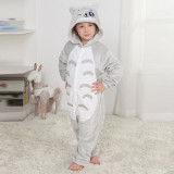 Kigurumi Animal Onesies Fall and Winter Sleepwear Totoro Hoodie Pajamas For Kids Adults