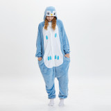 Kigurumi Animal Onesies Cartoon Hooded Flannel Pajamas Cozy Home Wear Hooded