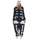 Kigurumi Animal Onesies Cartoon Hooded Flannel Pajamas Cozy Home Wear Hooded