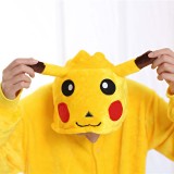 Kids Adults Kigurumi Onesies Fashion Cute Pikachu Pajamas Home Wear Hooded Pajamas