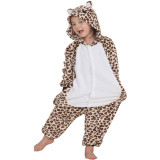 Kids Adults Kigurumi Animal Onesies Fashion Cute Cartoon Hooded Flannel Pajamas
