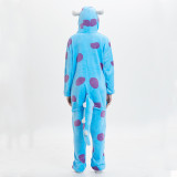 Kigurumi Animal Onesies Sulley Cozy Home Wear Hooded Pajamas