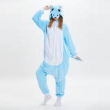 Kigurumi Animal Onesies Cartoon Hooded Flannel Pajamas Cozy Home Wear Hooded