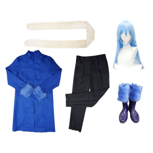 That Time I Got Reincarnated as A Slime Rimuru Tempest Cosplay Costume With Shoes and Wigs Halloween Cosplay Costume Full Set