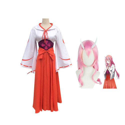 That Time I Got Reincarnated As A Slime Shuna Costume With Wigs Halloween Performance Cosplay Costume Set