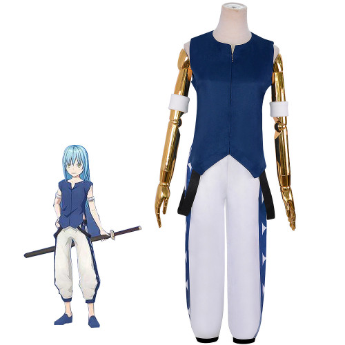 Anime That Time I Got Reincarnated As A Slime Rimuru Tempest Costume Halloween Performance Cosplay Costume