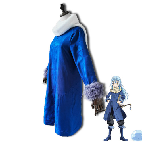 Anime That Time I Got Reincarnated as A Slime Rimuru Tempest Costume With Scarf Halloween Cosplay Costume Set
