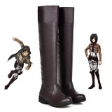 Attack On Titan Shingeki no Kyojin Eren Jaeger Costume Whole Set With Wigs and Boots Cosplay Set