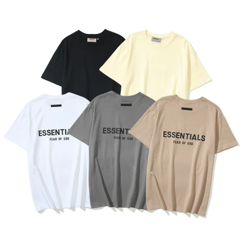 ESSENTIALS Hip Hop Casual Tee Summer Short Sleeve Unisex T-shirt