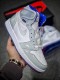 Air Jordan 1 Air Jordan 1 High Zoom  CK6637-104 Joe 1 High top white and grey Gradient