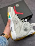 AIR JORDAN 5 OFF WHITE 乔丹/Air Jordan aj5 AJ5 乔丹5代 乔5 乔丹5 OFF-WHITE x Air Jordan 5 CT8480-105