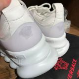 VERSACE Chain Reaction 减震舒适 低帮运动厚底鞋 白色